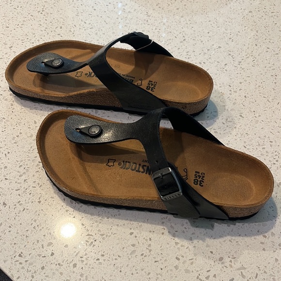 Brand new Birkenstock Gizeh Black Licorice Size 38 - Picture 4 of 9